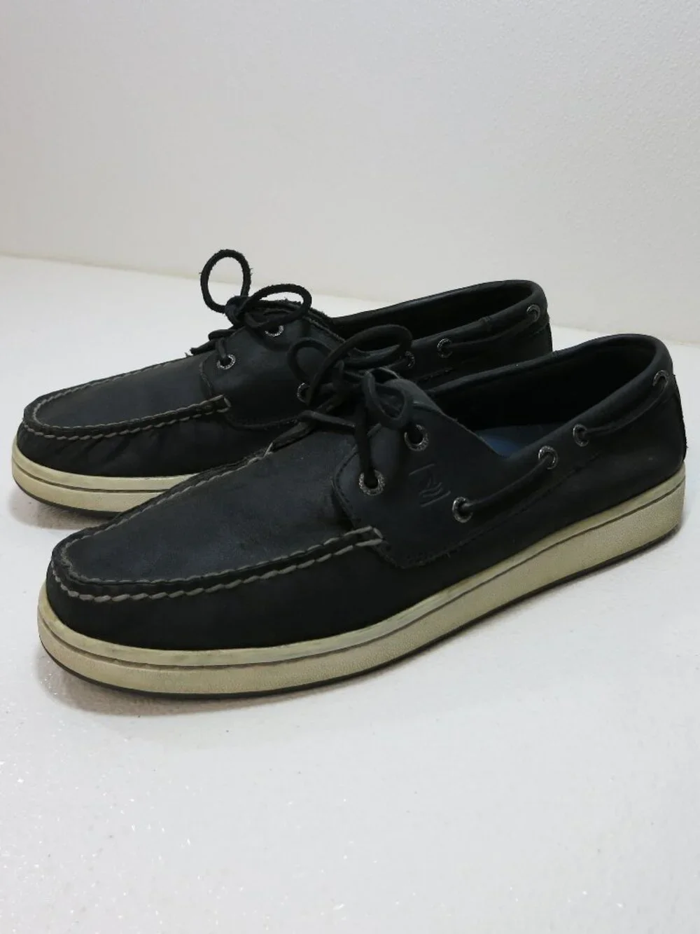 Sperry Top-Sider Drak Gray Nubuck Leather Men's Footwear Casual Deck Shoes 11 M
